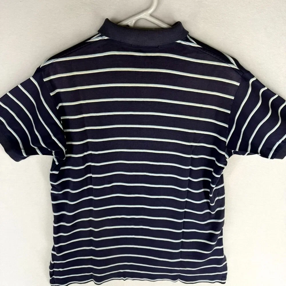 Polo by Ralph Lauren Blue Striped Polo‎ Mens Size L